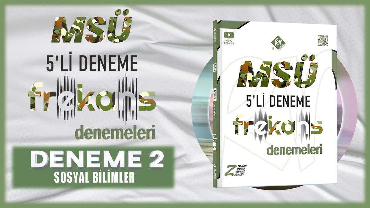 MSÜ Frekans Deneme Sınavı 2 Sosyal Bilimler Testi Soru Çözümleri