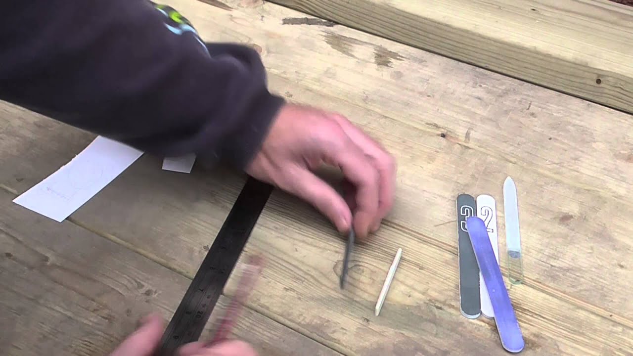 How to shape an acoustic guitar saddle