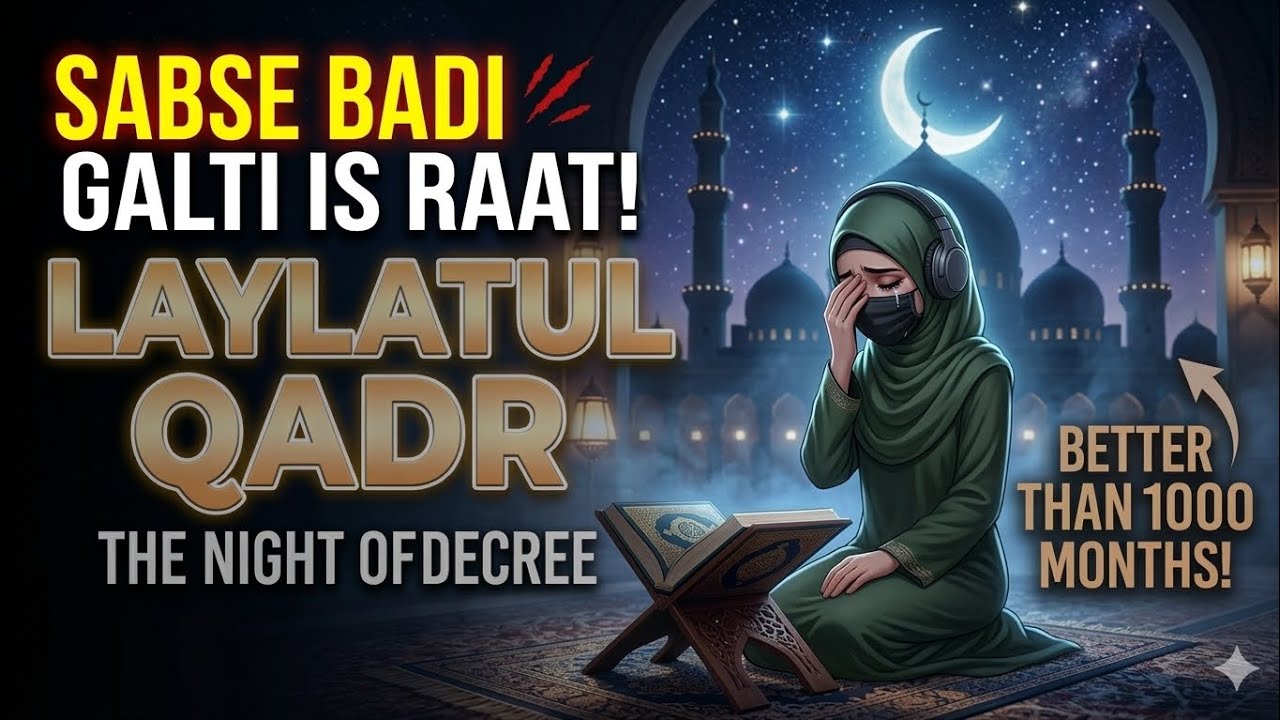 Laylatul Qadr Ki Sabse Badi Galti  !#LaylatulQadr#ShabEQadr#Ramadan#shorts