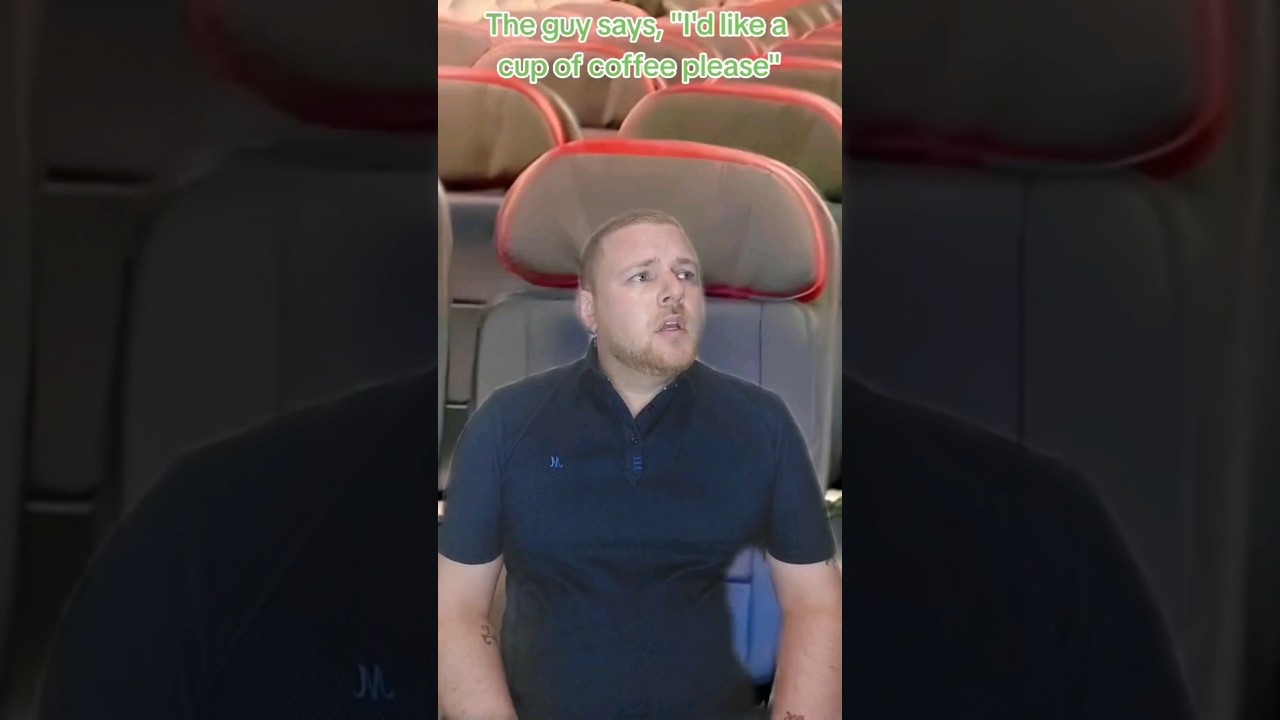 A man sits next to a talking duck on a plane #jokenskits #shorts