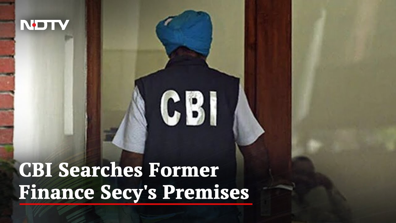 Ex Finance Secretary's Premises Searched By CBI In Alleged Corruption Case