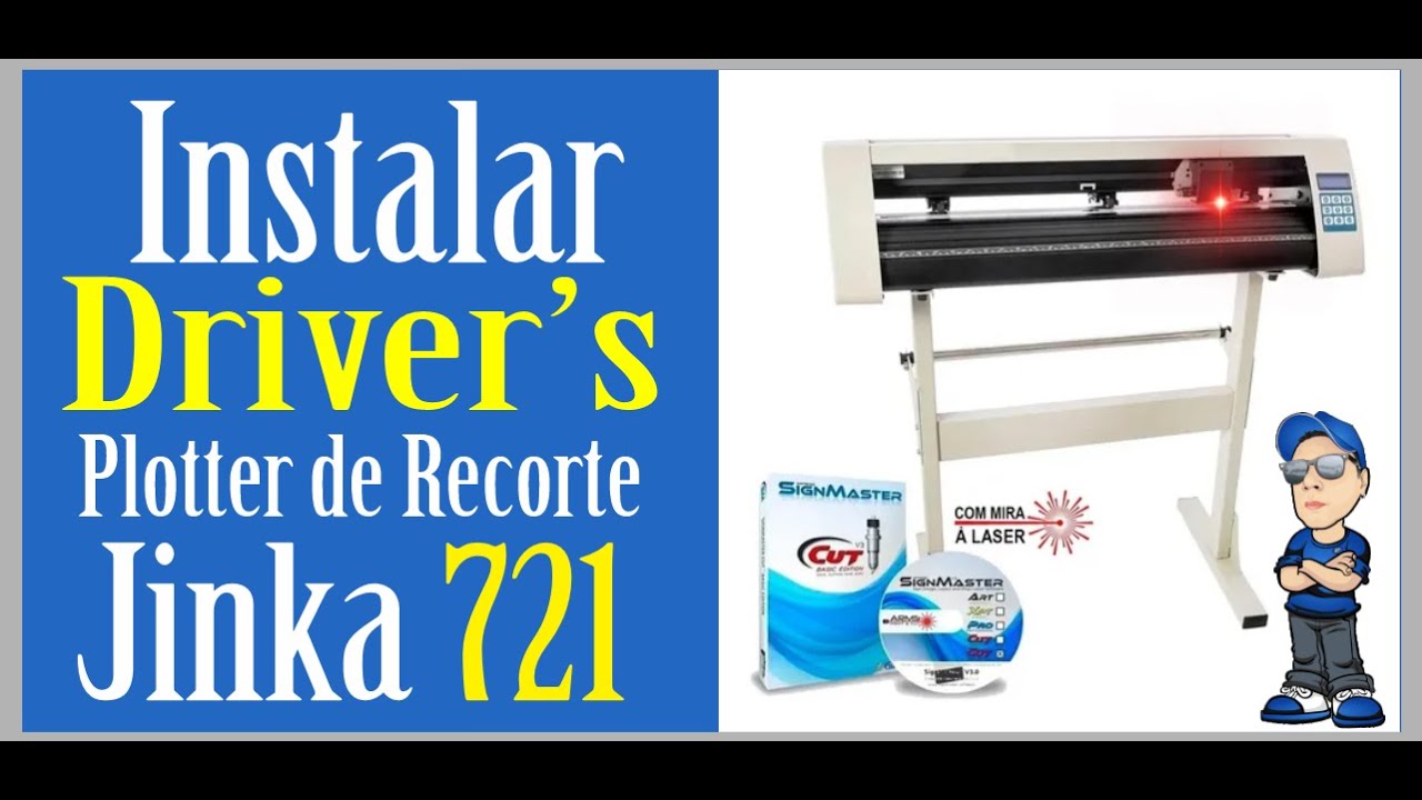 INSTALAR DRIVERS DA PLOTTER JINKA 721