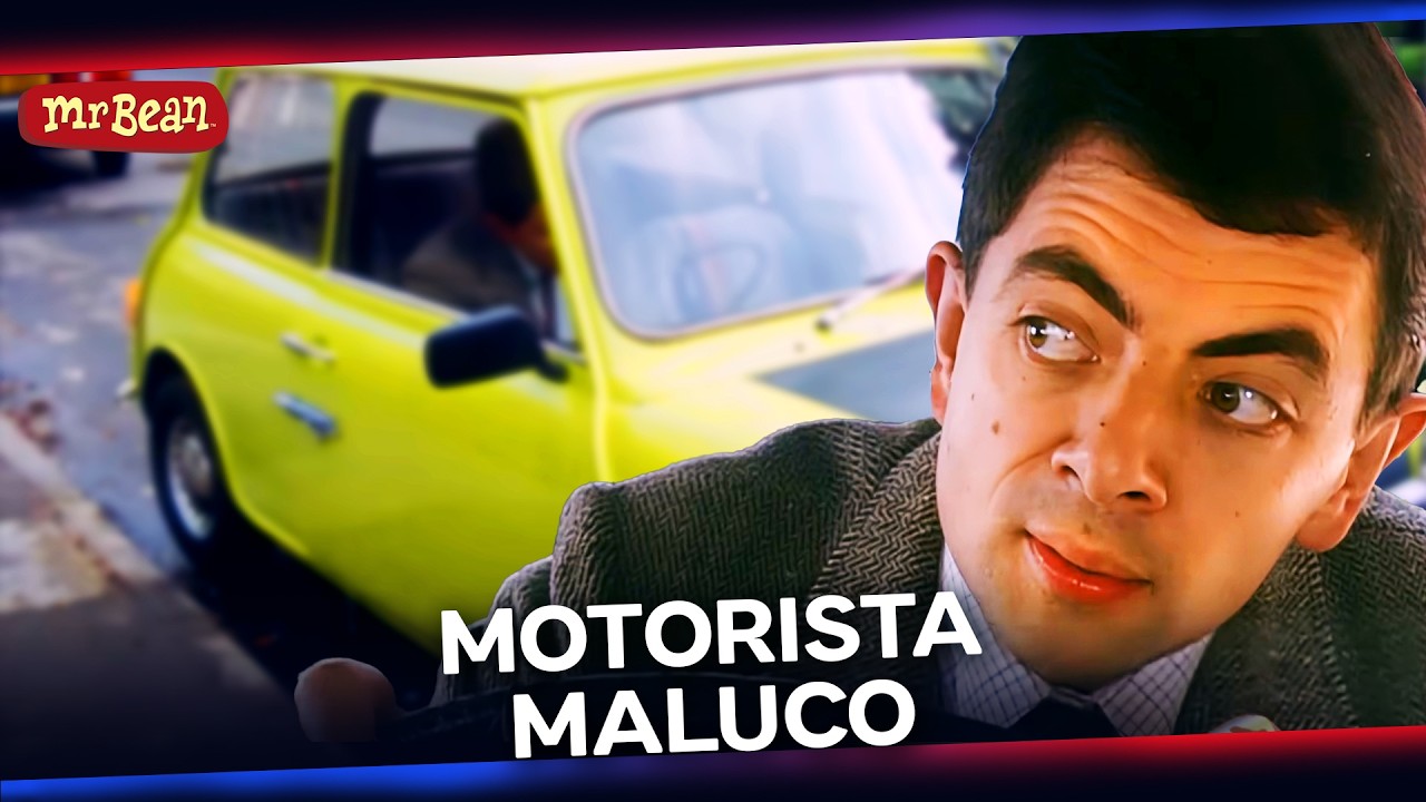 As Aventuras do Mr. Bean e seu Mini Cooper Amarelo | Mr Bean em Português