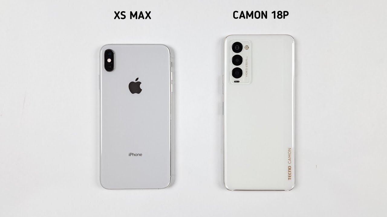 iPhone XS Max Vs Tecno Camon 18P Speed Test & Camera Comparison