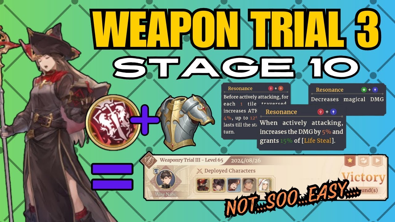 Weapon Trial 3 - Stage 10 (Level 65) [Sword of Convallaria]