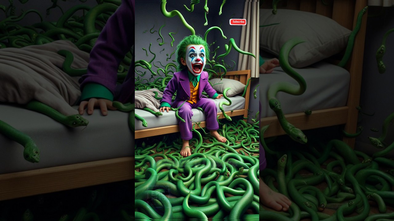 Joker&rsquo;s Naughty Tricks 💥| Spider-Man, Venom & Captain America #shorts #spiderman #joker #marvel