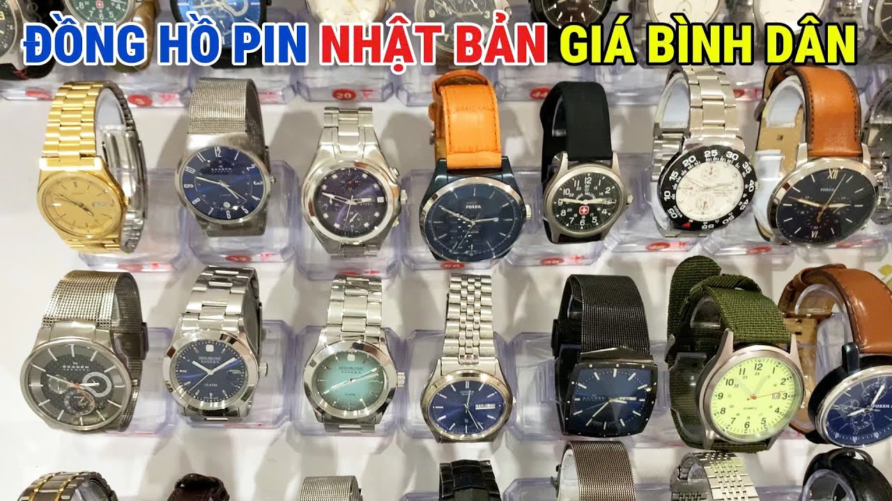 🎁 Livestream Lô Pin 30-01 – Đồng Hồ Quartz Nhật Tuyển Chọn Sale Dịp Tết