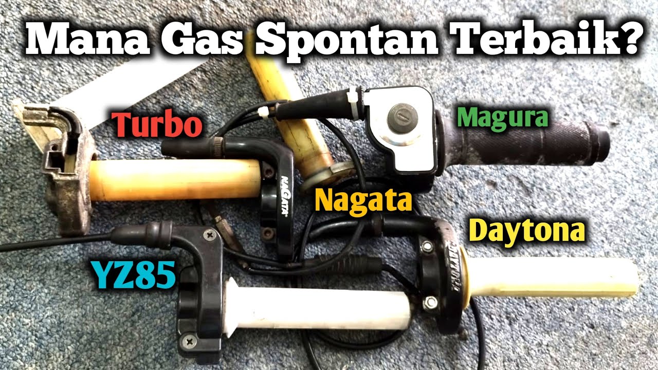 Cara Pilih Gas Spontan Favorit Daytona Magura Nagata YZ85 Turbo