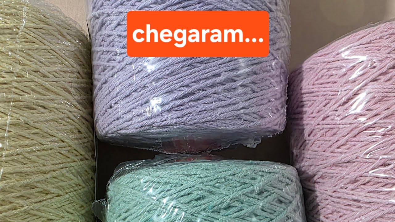 Ao vivo! Chegaram os novos barbantes candy! #crochê #crochet #croche #feitoamao #handmade 