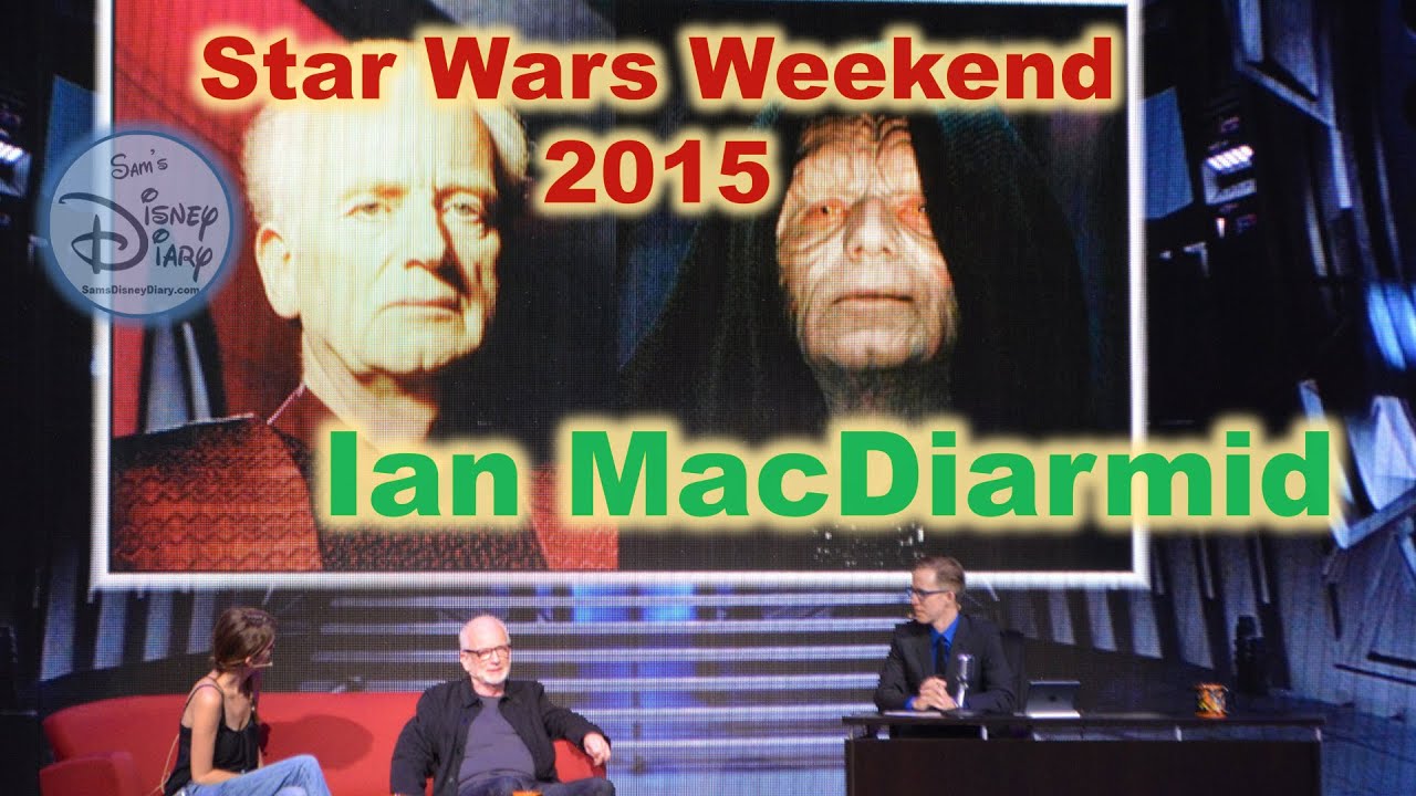 Star Wars Weekend 2015 | Walt Disney World | Stars of the Saga | Emperor Ian MacDiarmid | Amy Allen