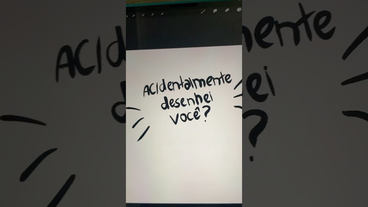 Acidentalmente desenhei voc&ecirc;? #desenho #artista #desenhista #trend #arttrend