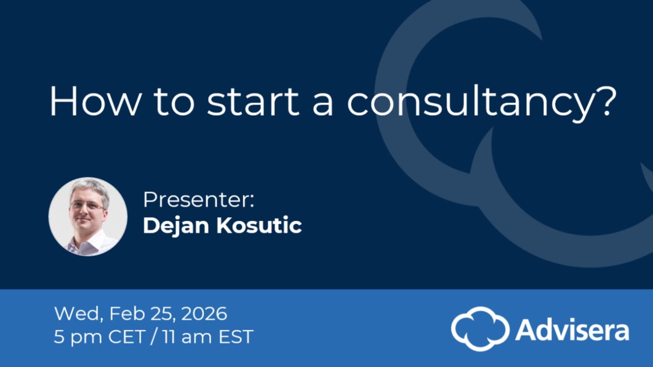 How to start a consultancy [live webinar]