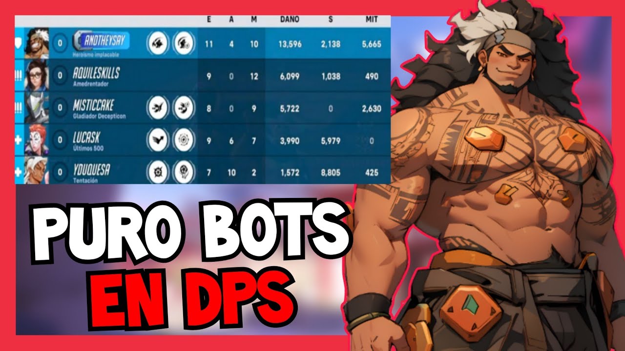 HASTA LOS BOTS JUEGAN MEJOR QUE MIS DPS | OVERWATCH 2 