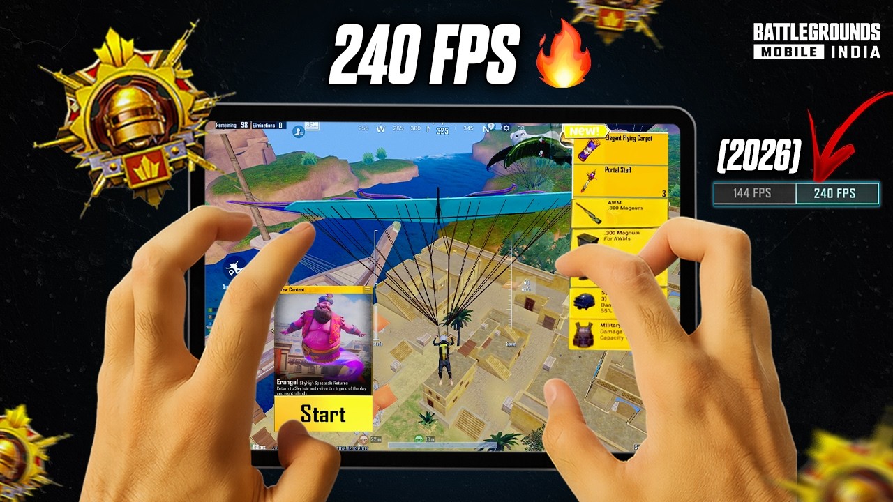 📲 iPad Pro M5 11 inch PUBG TEST (2026) 🔥 240FPS  (Skyhigh Spectacle Returns) &ndash; NO LAG? Handcam Test