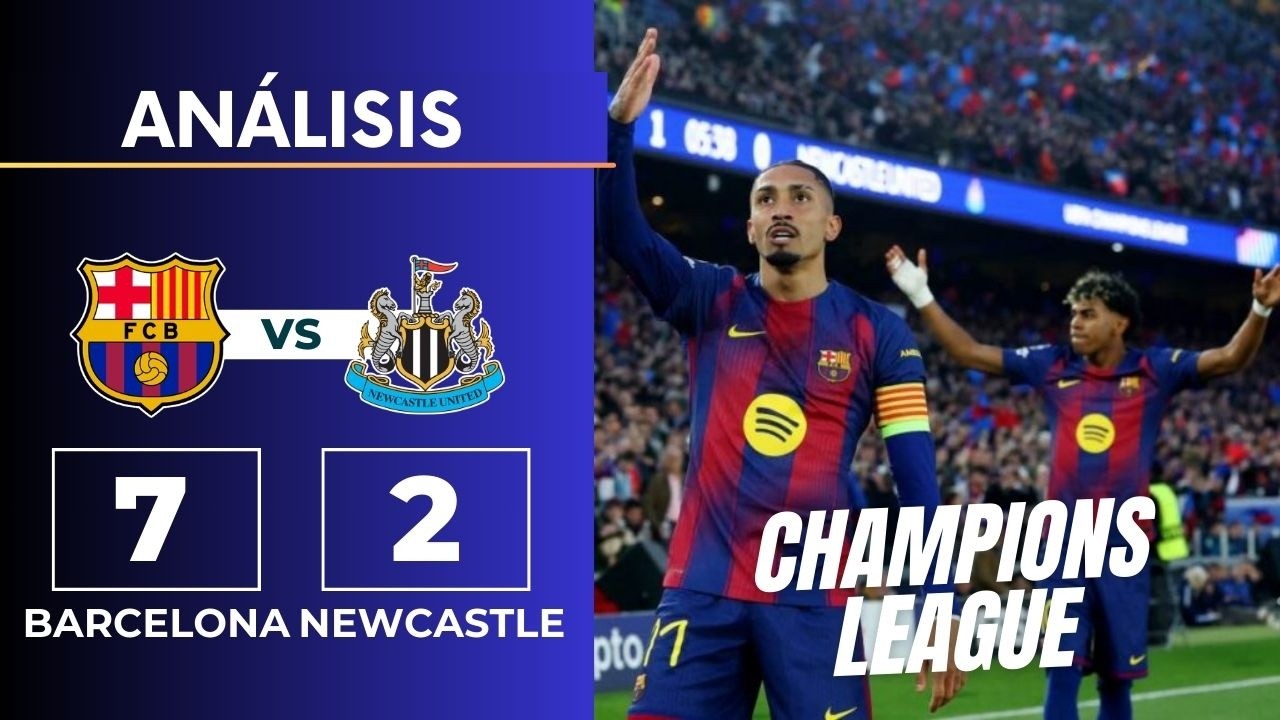 BARCELONA vs NEWCASTLE EN VIVO 🔴 CHAMPIONS LEAGUE 🏆 TITULAR LAMINE YAMAL ⚽