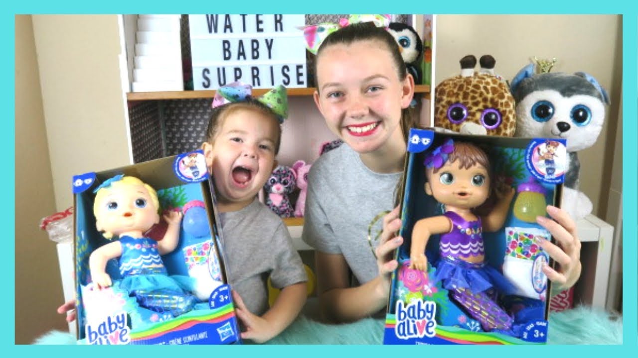 Baby Alive Mermaid  Twin 👶🏼🧜🏻‍♀️🧜🏻‍♀️Unboxing Swimming 🐳Fun Shimmer n Splash