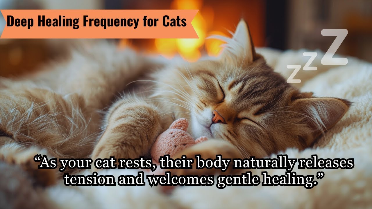 528Hz Cat Sleep Music 🐱 Deep Healing Frequency for Cats - Helps Heal your Cat's Whole Body & Relax