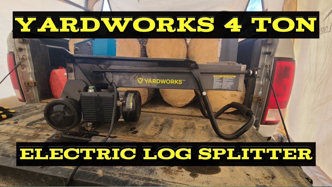 Gear Review - Yardworks 4 Ton Electric Log Splitter