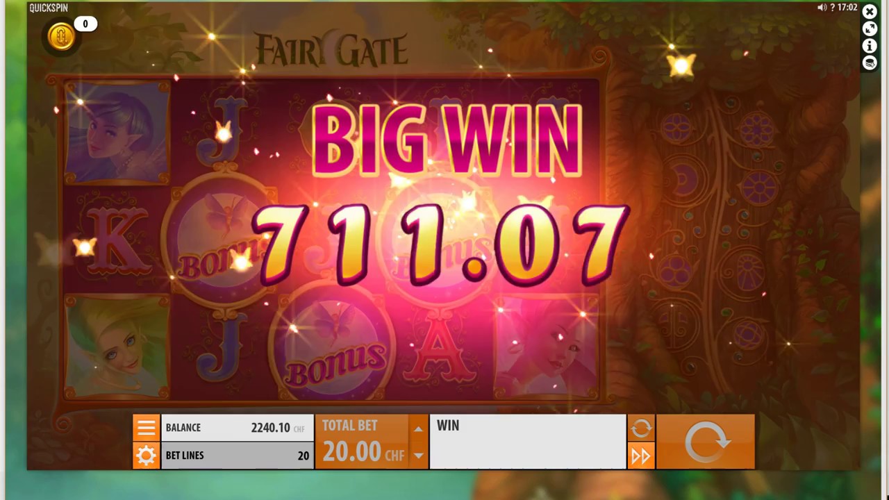 Fairy gate - Trigger bonus game on first spin!
