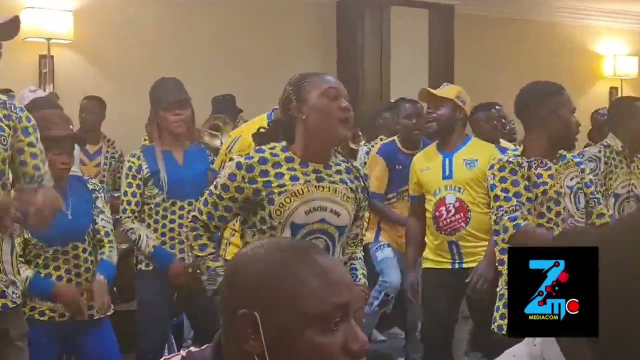 LUPOPO: ASSEMBLÉE GÉNÉRALE ORRDINAIRE LA SALLE EST AGRÉMENTÉE PAR LES FANS.