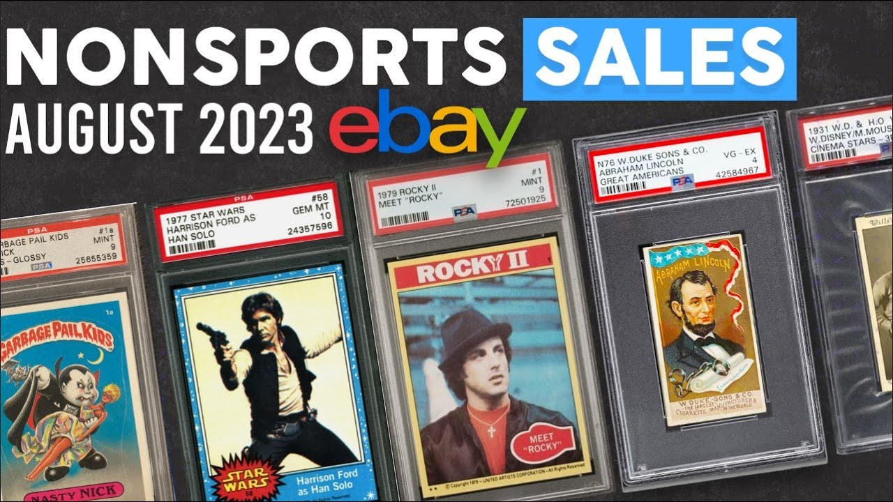 TOP 30 Highest Selling Vintage Non Sports Trading Cards on eBay | August 2023