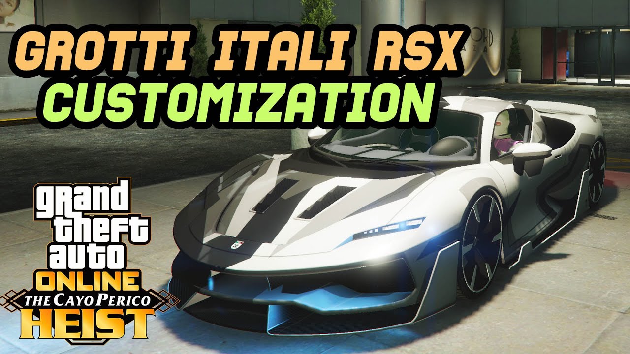 GTA Online: Grotti Itali RSX Customization (Gameplay/Showcase)