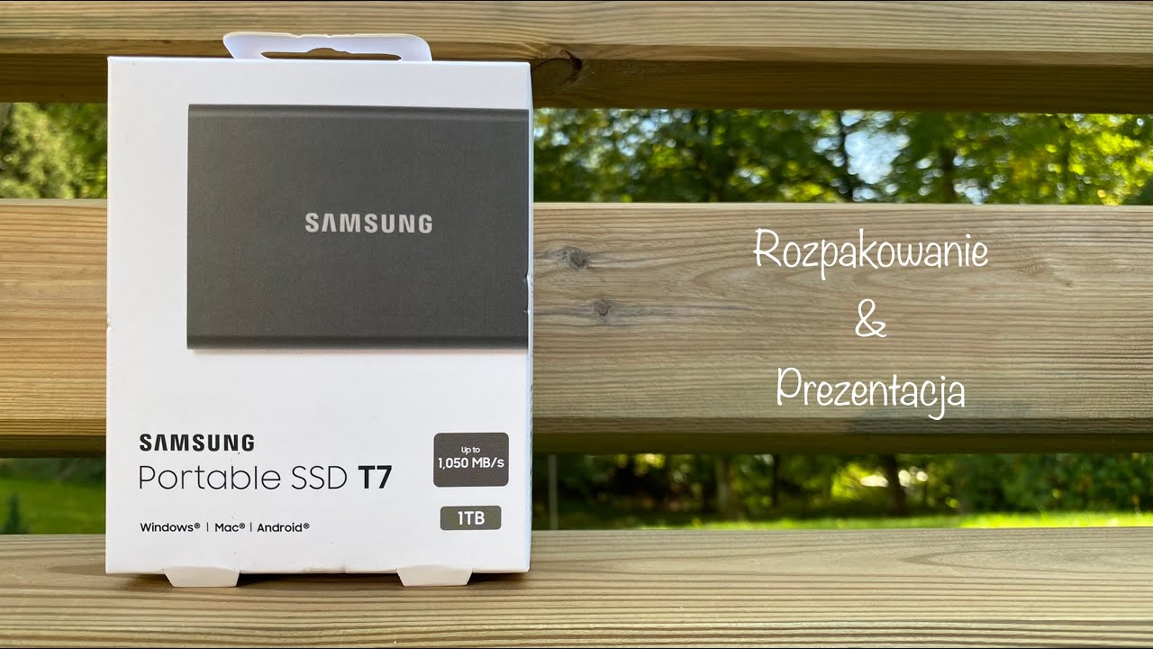 Samsung T7 1TB Rozpakowanie i Prezentacja przenośnego dysku SSD