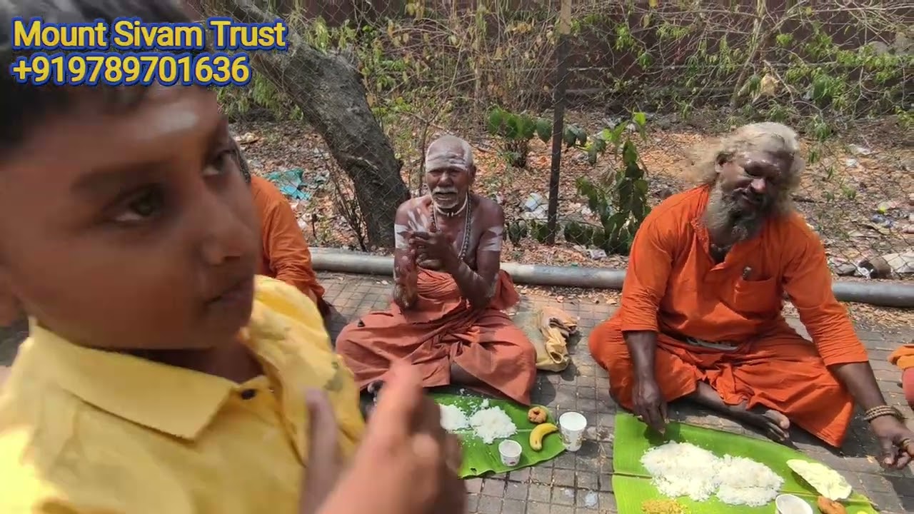 Mageshwarapooja Annadhanam Tiruvanamalai - திருவண்ணாமலை சாது அன்னதானம்......