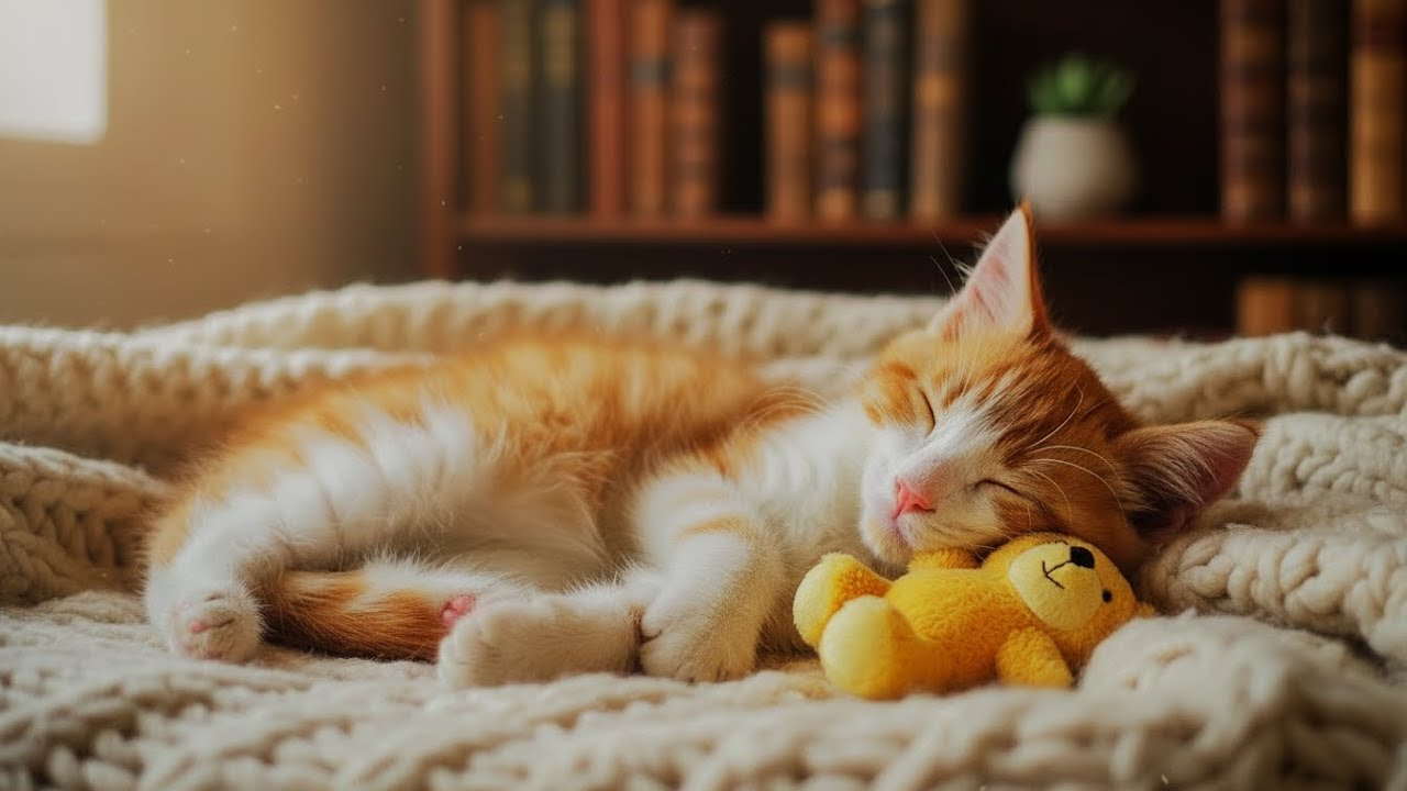 Comforting Cat Music 🐱 | Cozy Anxiety Relief Sounds