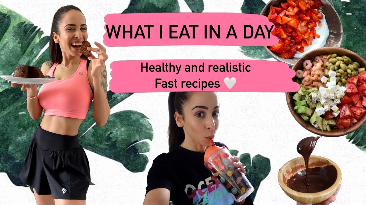 MANGIARE SANO SI PUÒ! ANCHE CON POCO TEMPO A DISPOSIZIONE😍 WHAT I EAT IN A DAY FAST EDITION 🔥🍰🍫🍎