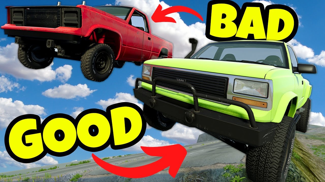 Each STUNT You Win You UPGRADE Your Truck in BeamNG Drive Mods!