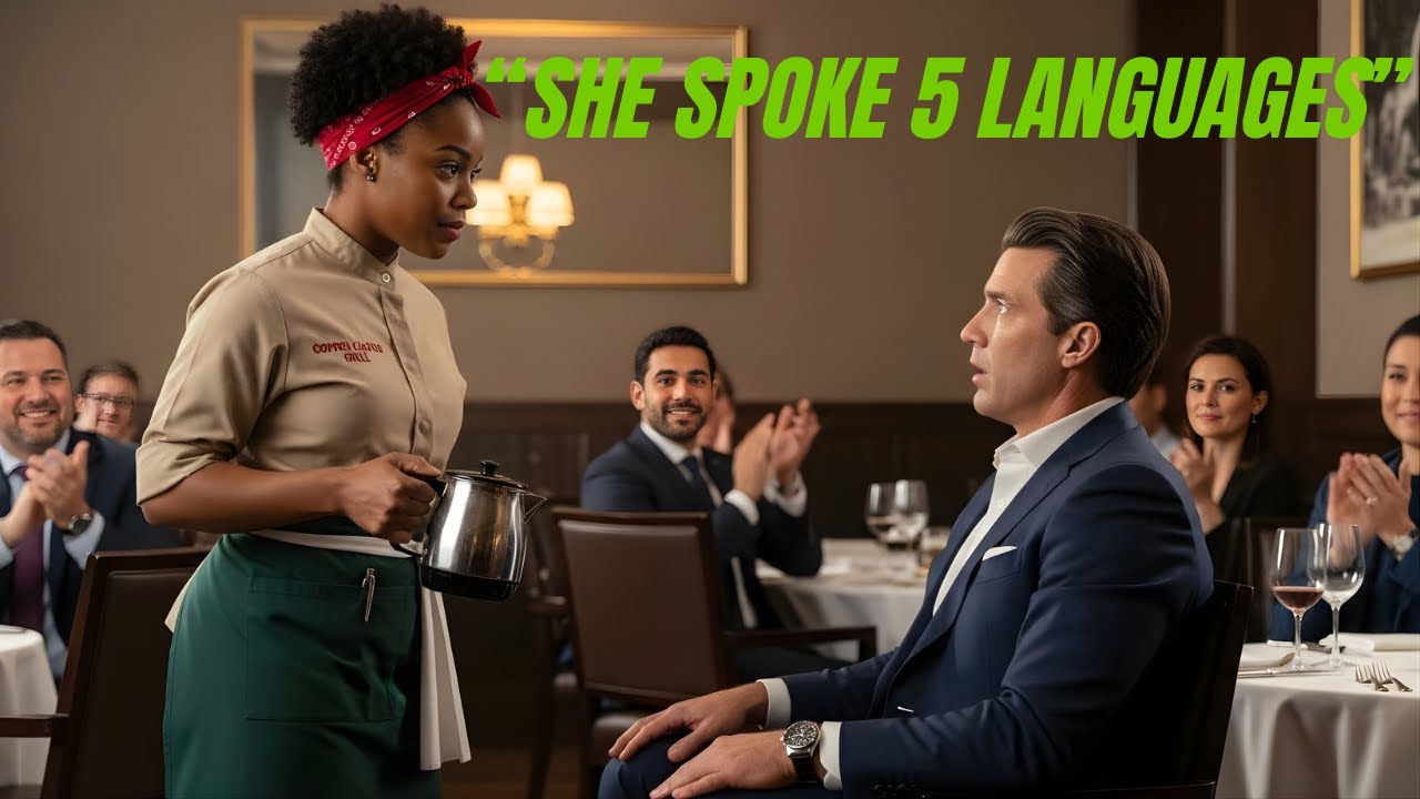 BILLIONAIRE CALLS WAITRESS ‘ILLITERATE -  HER REPLY IN 5 LANGUAGES LEFT EVERYONE SPEECHLESS