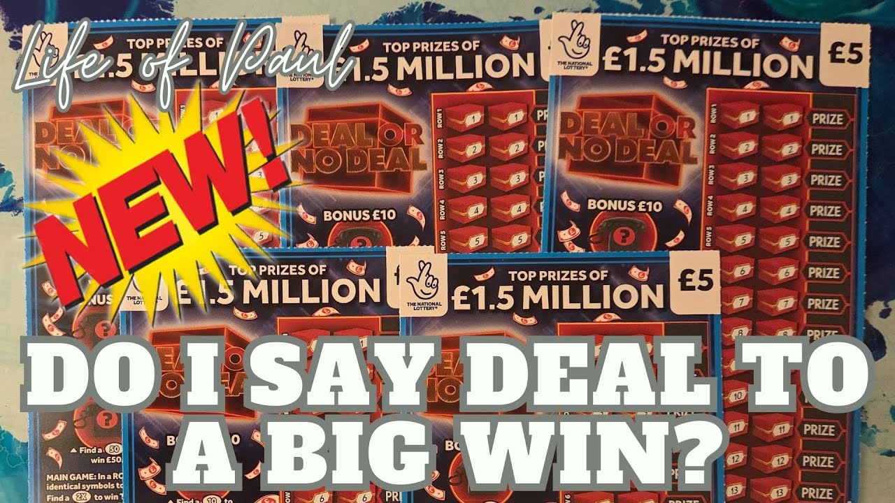 Совершенно новые лотерейные скретч-карты Deal or No Deal за 5 фунтов!