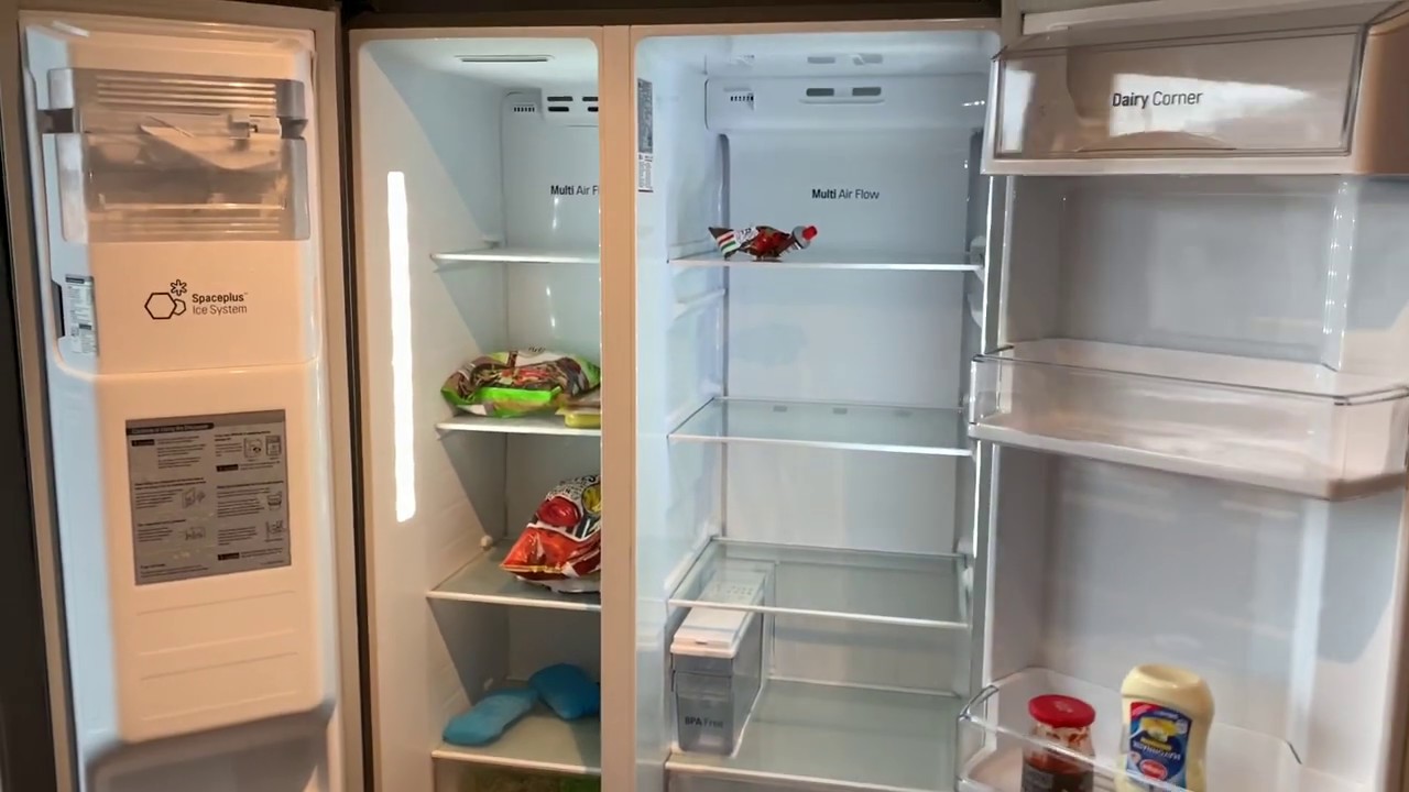 LG GSL361ICEZ Side by Side Kühlschrank Smart Diagnose (Kühlschrank kann Melodie spielen) Anleitung