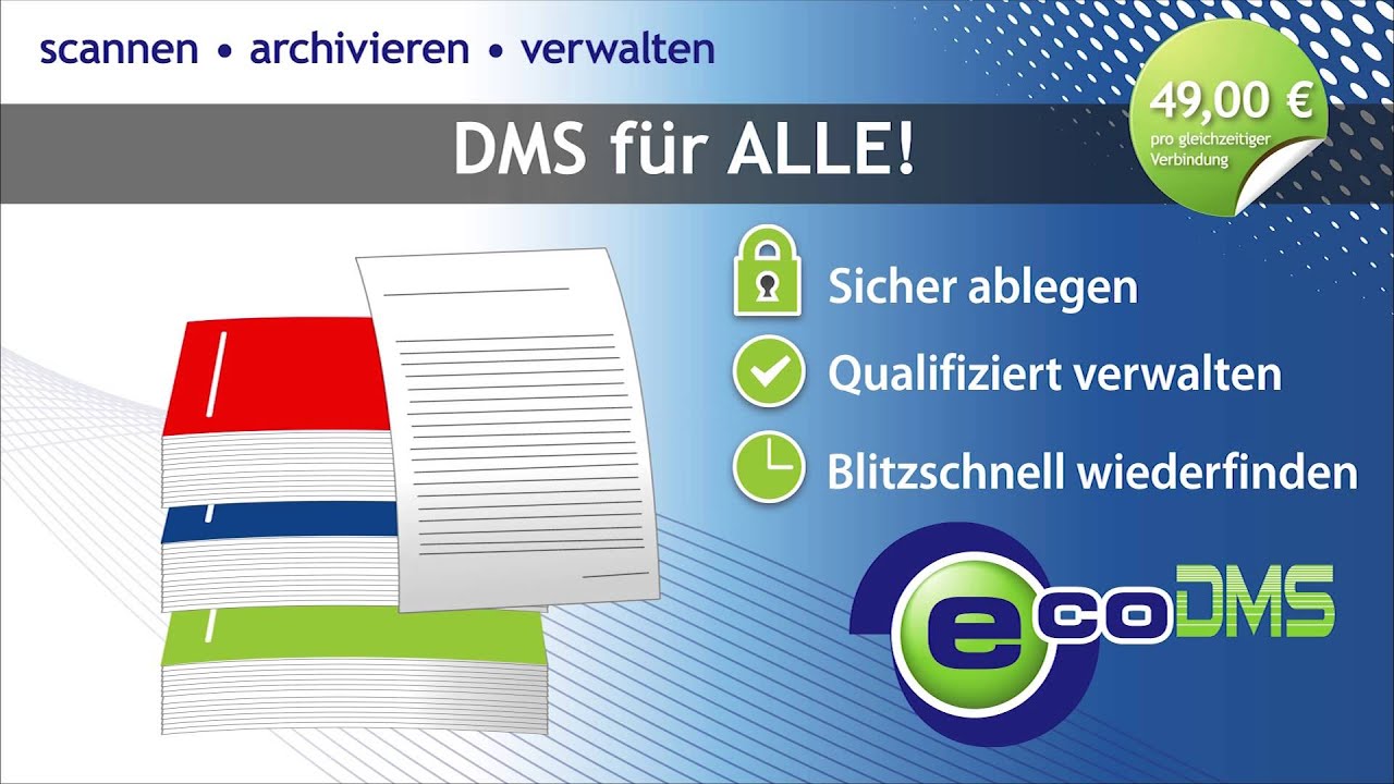 Produktvideo ecoDMS Vorg&auml;ngerversion 14.08 (krusty)