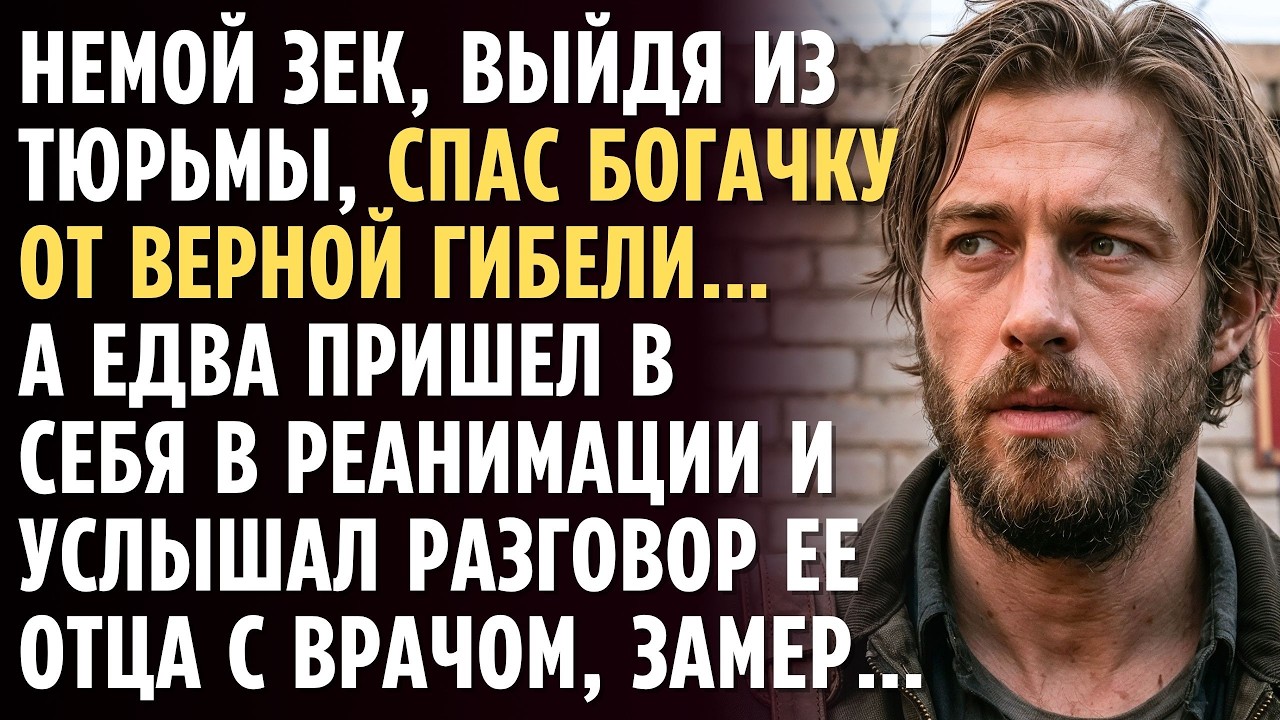 Немой ЗЕК, выйдя из тюрьмы, спас БОГАЧКУ от верной гибели&hellip; А едва пришел в себя в больнице и услышал