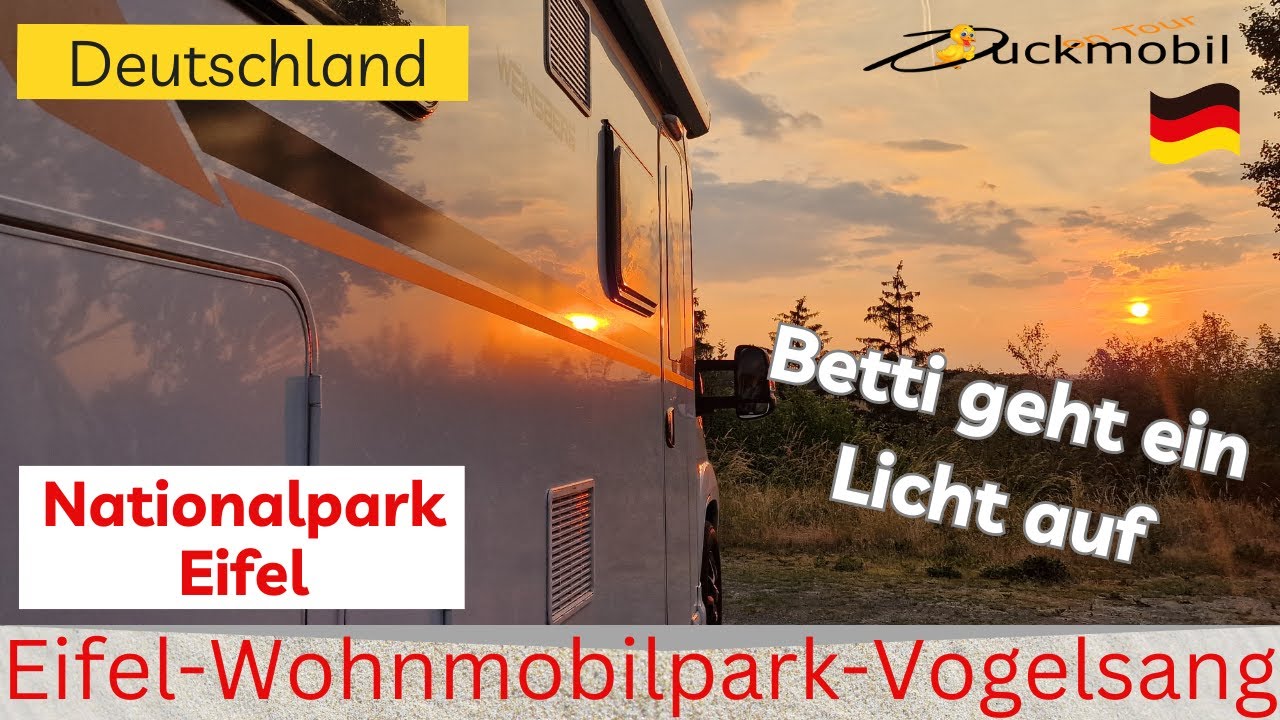 Eifel Wohnmobilpark Vogelsang und Burg Vogelsang, Nationalpark Eifel, Rursee