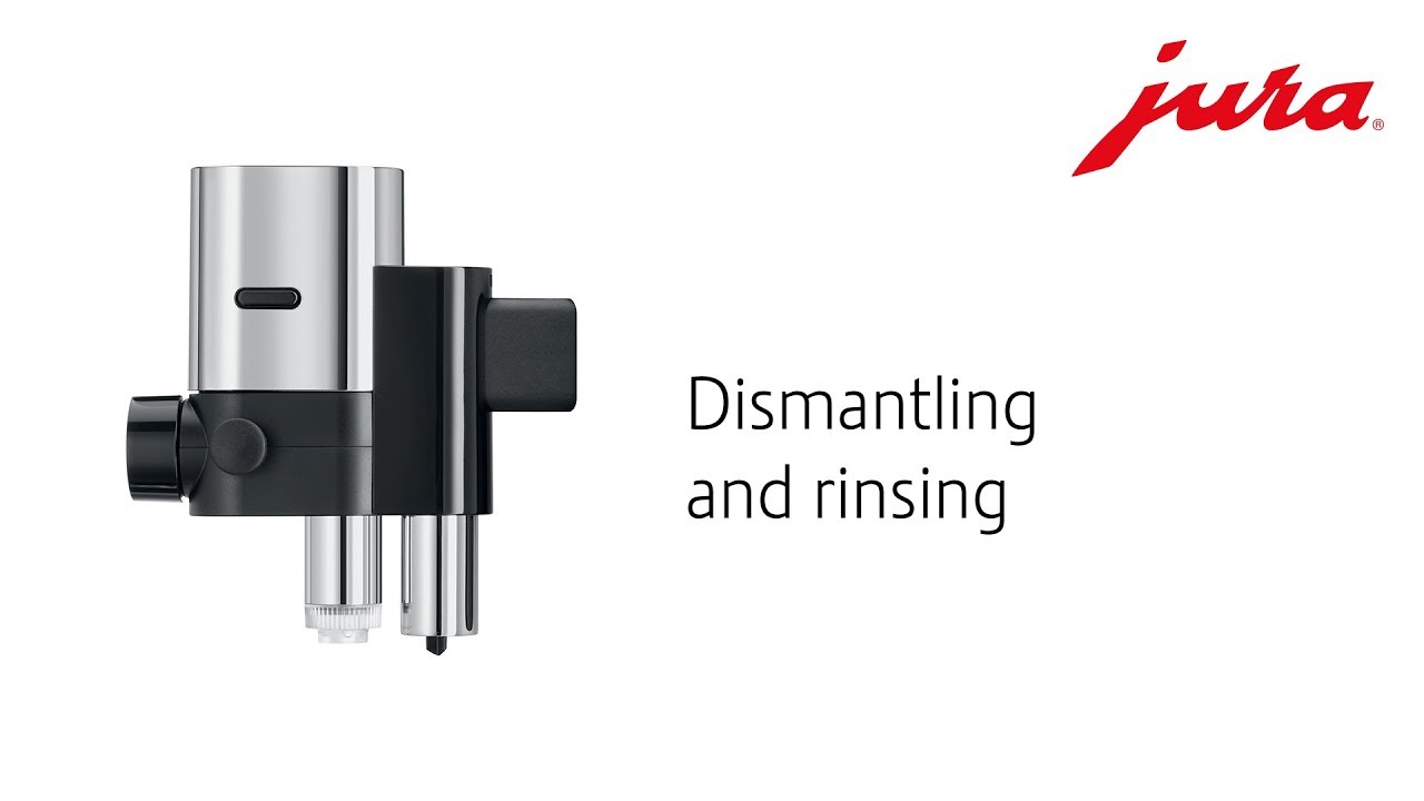 JURA Fine foam frother G2 - Dismantling and rinsing