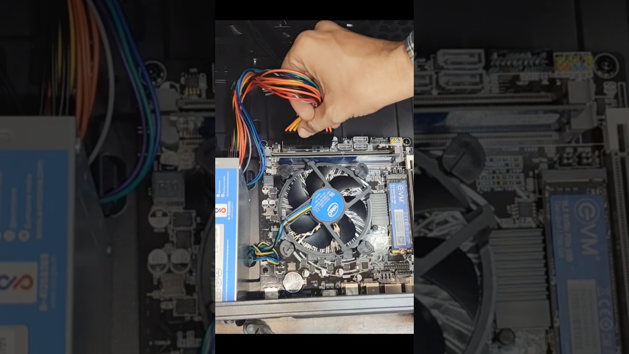 How to connect SMPS to the motherboard #shorts #getfix #trending #smps #viral #system #computer