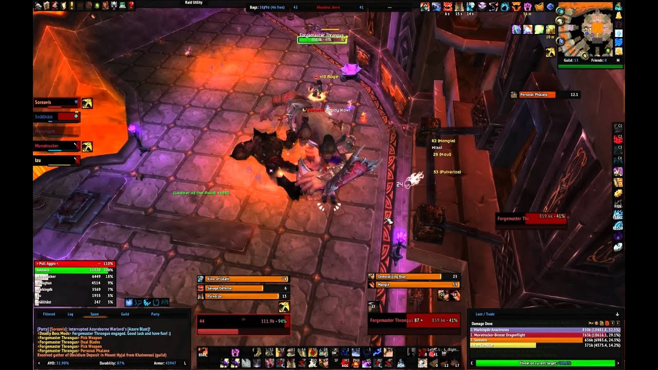 Feral Tank Druid in Grim Batol Cataclysm patch 4.2