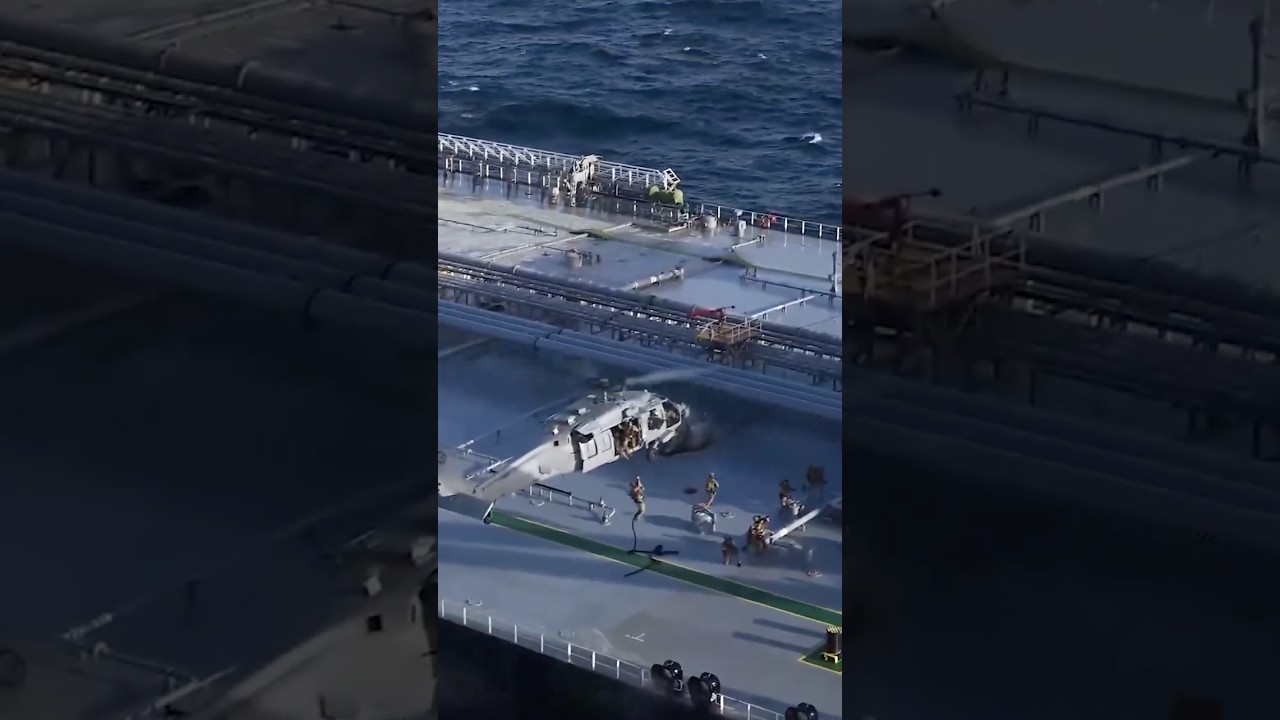 US Military Intercepts Sanctioned Oil Tanker in Indian Ocean