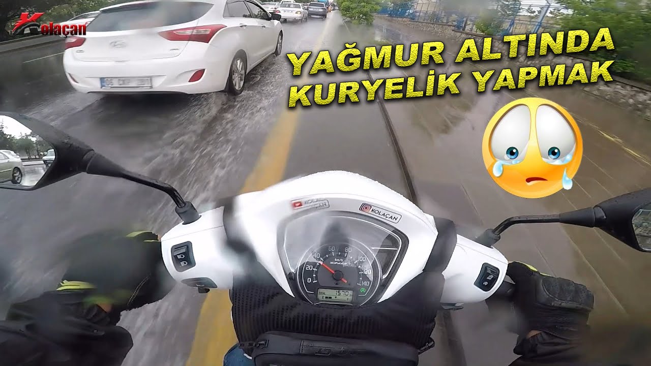 Yağmurda Moto kuryelik Yaptım | Moto kurye Günlüğü 16