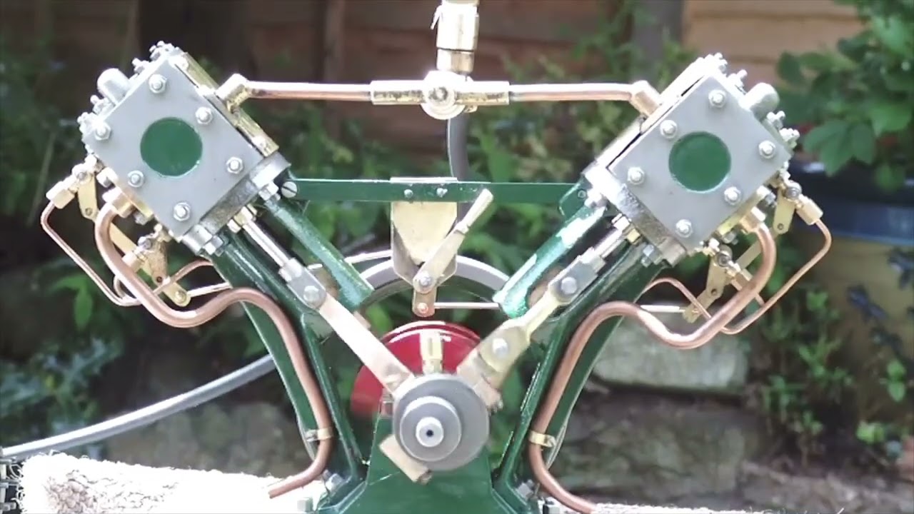Stuart Twin 7V Steam Engine