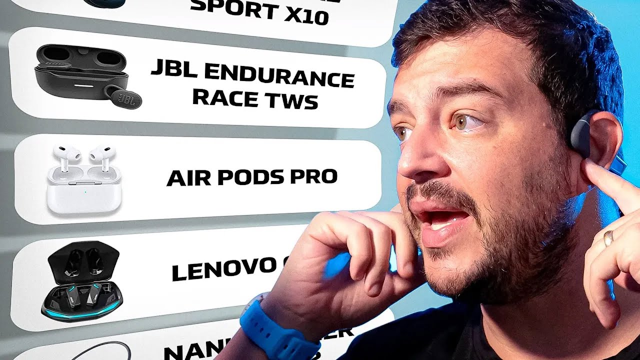 TOP 5 MELHORES FONES de OUVIDO para CORREDORES