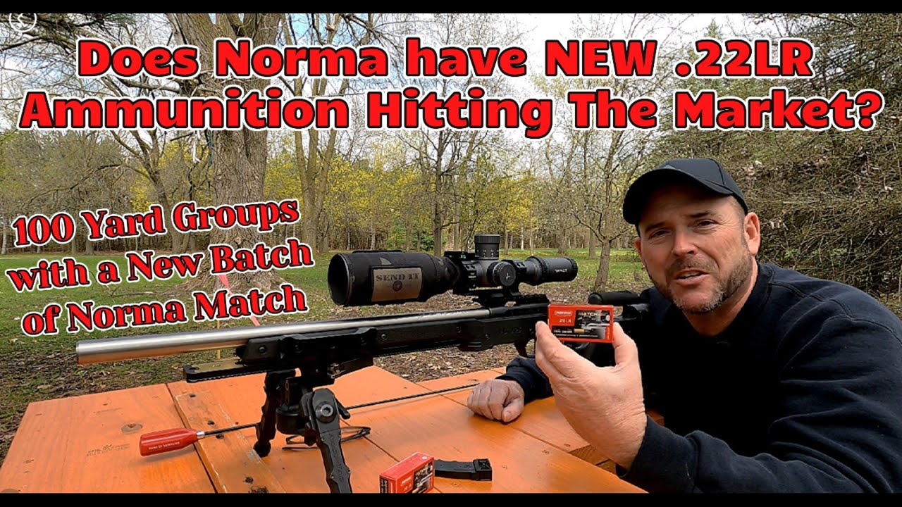 NEW NORMA Match In Stock, And Are New NORMA 22LR Products About to  Hit The Market? 100 Yard Groups.