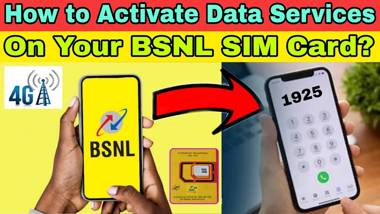 How to Activate Data Service on Your BSNL SIM Card?