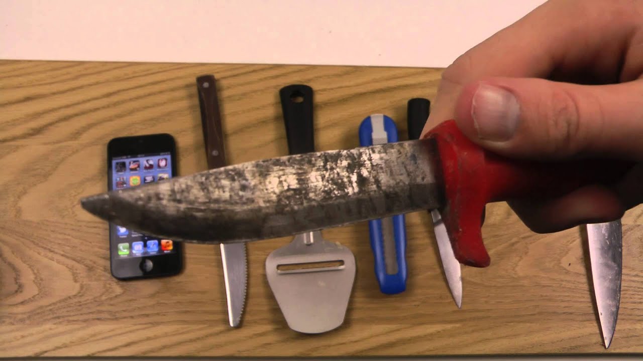 iPhone 5 Knife Test Fruit Ninja