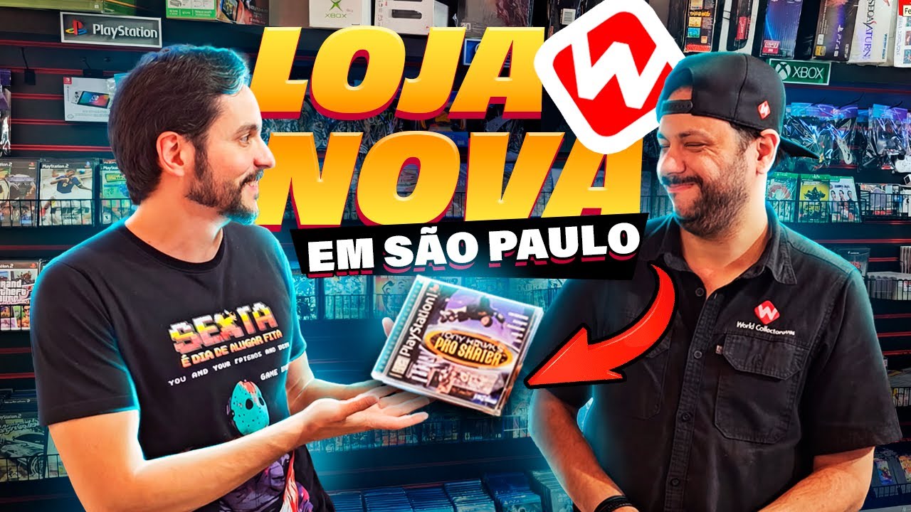 NOVA LOJA DE RETROGAMES EM SÃO PAULO! - WORLD COLECIONÁVEIS