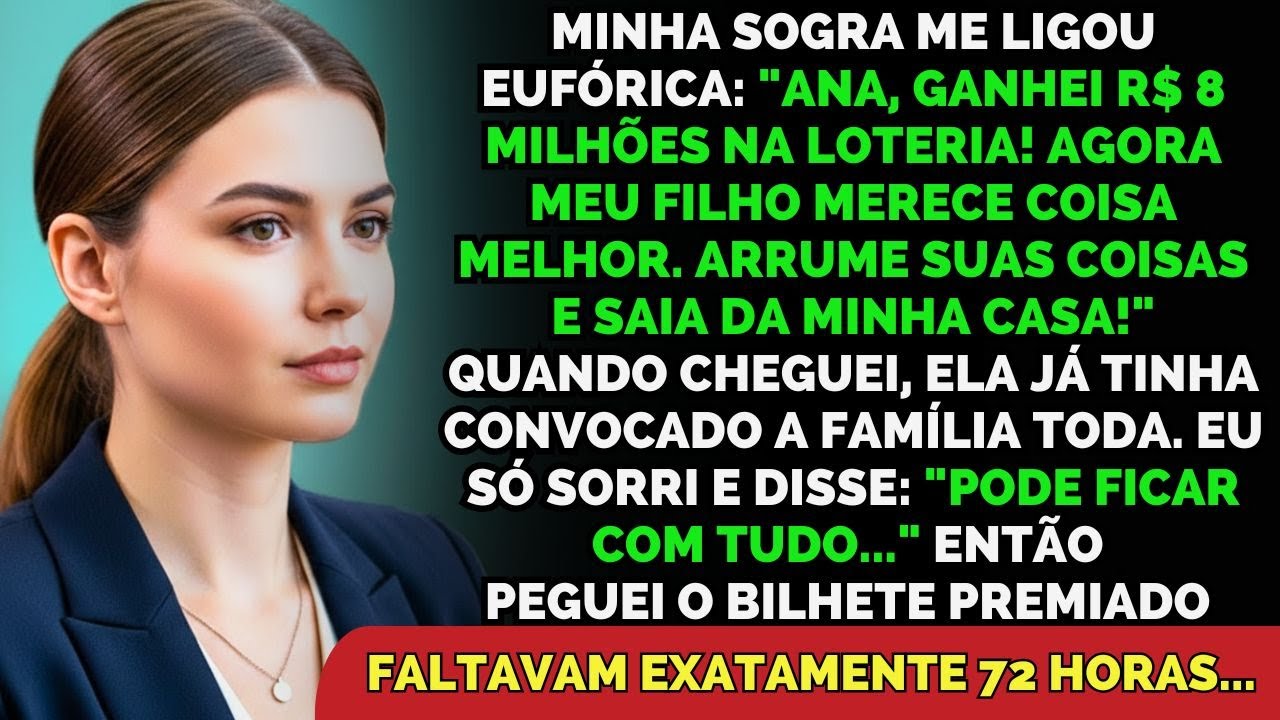 Minha Sogra Ganhou R$ 8 Milhões Na Loteria E Me Expulsou. Em 72 Horas, Ela Implorou Perdão
