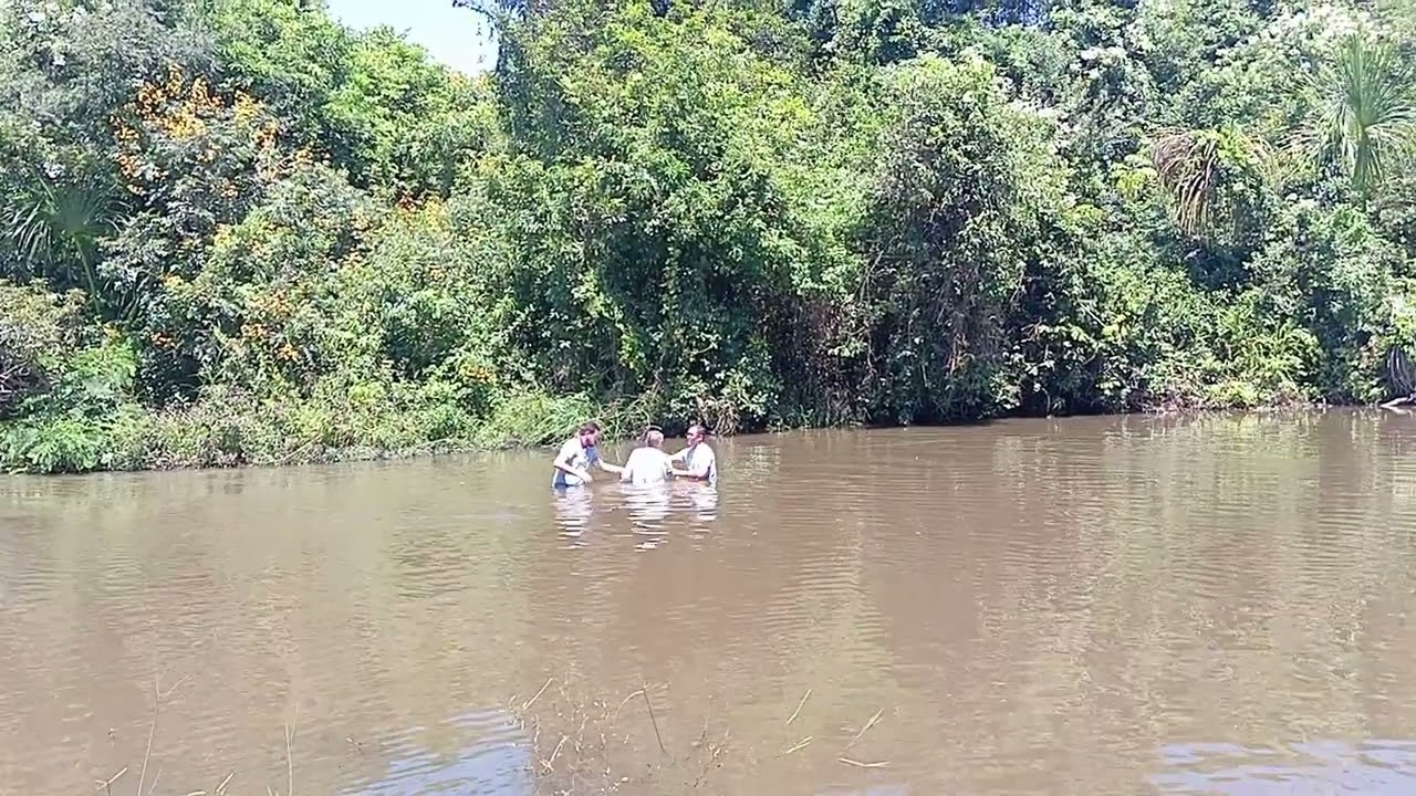 Batismo adventista na posse de Edéia goias